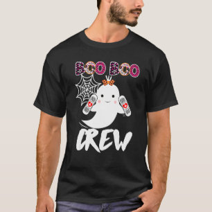 Camiseta Enfermería de Halloween Boo Boo Crew Ghost Nurse R