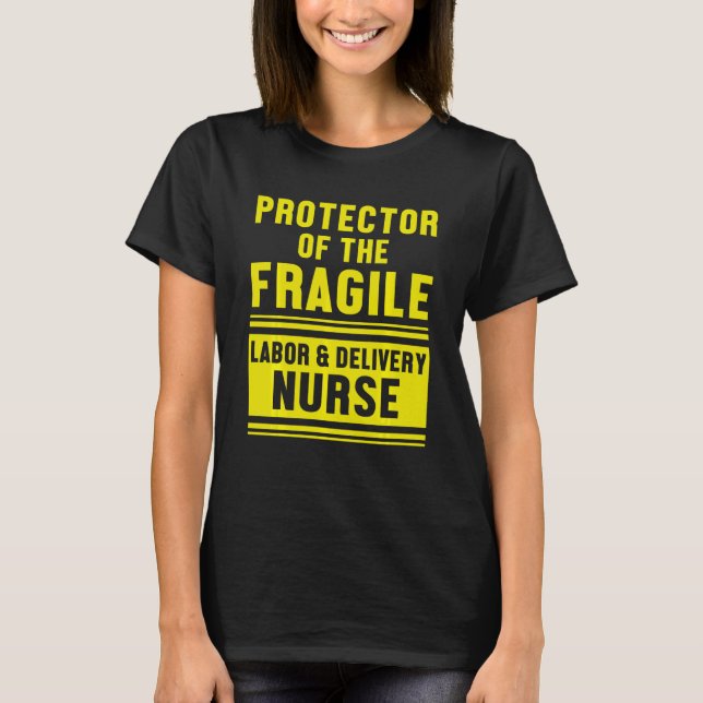 Camiseta Enfermería De L&d Del Protector De Enfermeras De T (Anverso)
