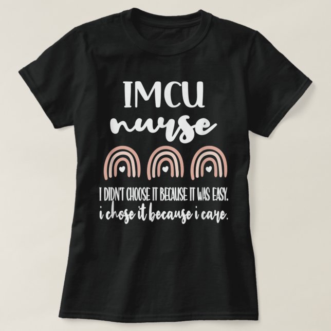 Camiseta ENFERMERÍA de la Unidad de Atención Intermedia de  (Diseño del anverso)