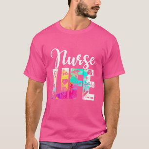 Camiseta Enfermería de la vida de la enfermera en la semana