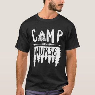 Camiseta Enfermería de senderismo de verano de Camp Nurse R