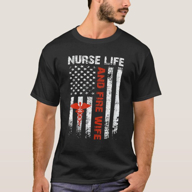 Camiseta Enfermería de vida de enfermera Life Scrub Life Me (Anverso)