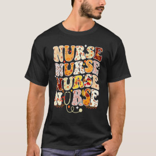 Camiseta Enfermería Día de Acción de Gracias Stethoscope En