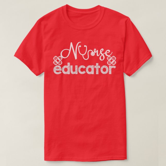 Camiseta Enfermería divertida de educador de enfermería dic (Diseño del anverso)