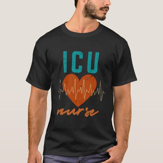 Camiseta Enfermería divertida del equipo de enfermeras de I (Anverso)