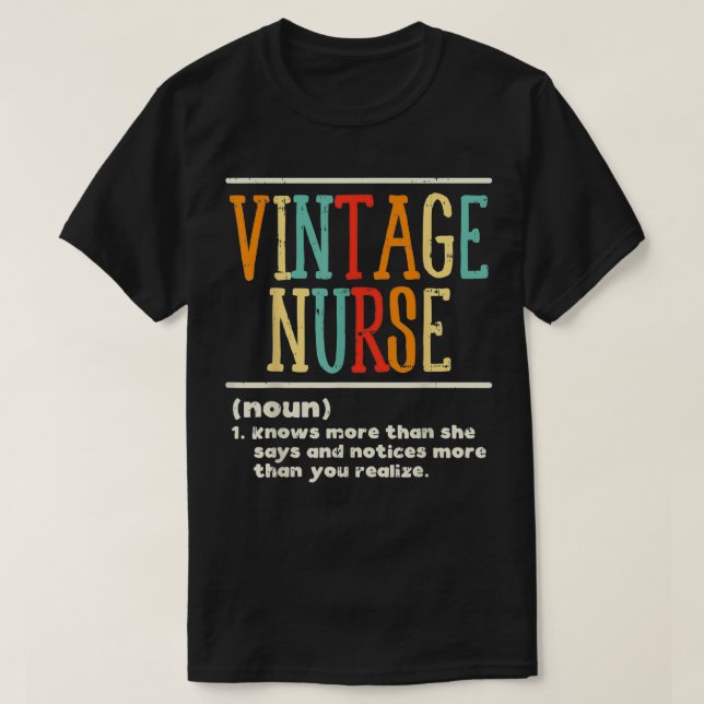 Camiseta Enfermería divertida RN ER ED IC (Diseño del anverso)