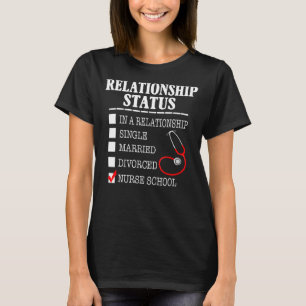 Camiseta Enfermería Estado de la relación con los estudiant