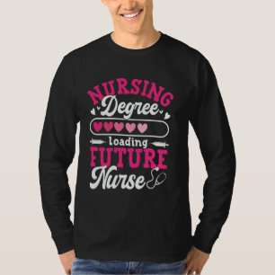 Camiseta Enfermería Grado de carga de futuras enfermeras 1