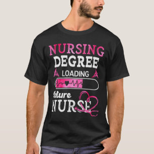 Camiseta Enfermería Grado de carga de futuras profesiones d