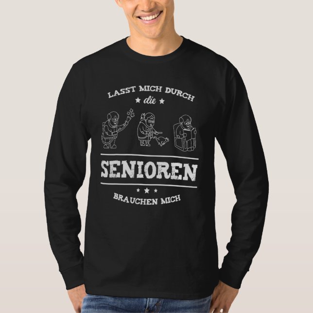 Camiseta Enfermería Hermana Altenpflege Humor Diciendo Alte (Anverso)
