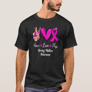 Camiseta Enfermería Madres Concienciación Paz Amor Esperanz
