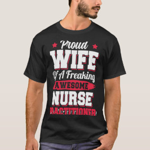 Camiseta Enfermería Médica enfermera practicante esposa