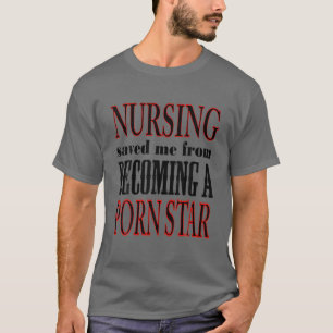 Camiseta Enfermería Nocturna Me Salvó De Convertirme En RN