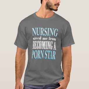 Camiseta Enfermería Nocturna Me Salvó De Convertirme En RN 