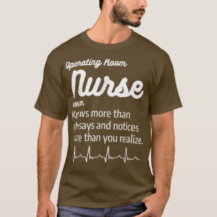 Camiseta Enfermería O enfermeras de definición de enfermerí