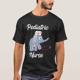Camiseta Enfermería Picu del elefante de la enfermera pediá