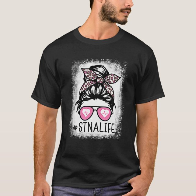 Camiseta ENFERMERÍA probada del estado del cabello desorden (Anverso)