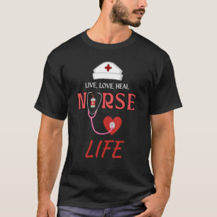 CAMISETA ENFERMERÍA SANITARIA DE AMOR VIVO