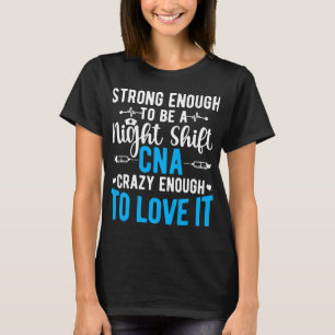 Camiseta Enfermería Turno de noche dura Enfermería certific