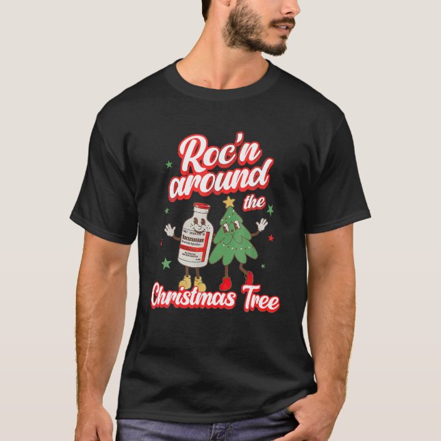 Camiseta Enfermerías de Navidad retro en torno a la venta d (Anverso)