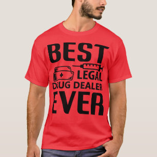 Camiseta Enfermero al mejor comerciante de medicamentos leg