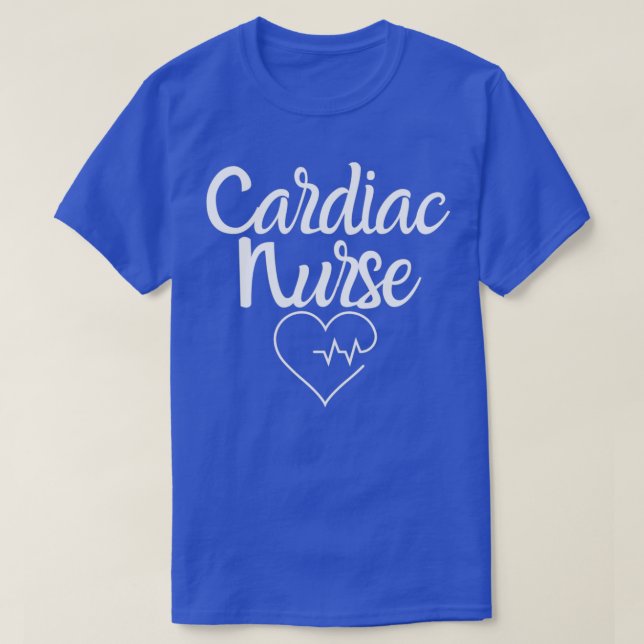 Camiseta Enfermero cardíaco de enfermería giftpresente blan (Diseño del anverso)
