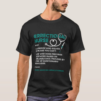 Camiseta Enfermero correccional Una Enfermería Penitenciari