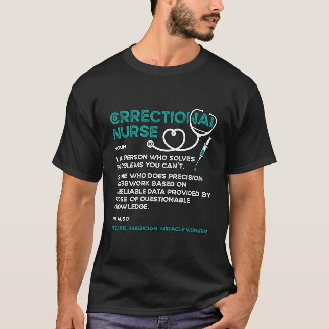 Camiseta Enfermero correccional Una Enfermería Penitenciari (Anverso)