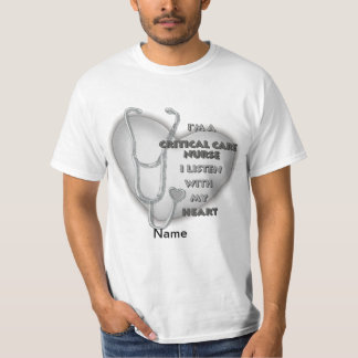 Camiseta Enfermero Crítico del Corazón Gris