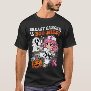 Camiseta Enfermero de cáncer de mama Conciencia Karate Luch