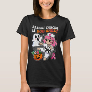 Camiseta Enfermero de cáncer de mama Conciencia Karate Luch