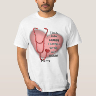 Camiseta Enfermero de CNA en el corazón rojo