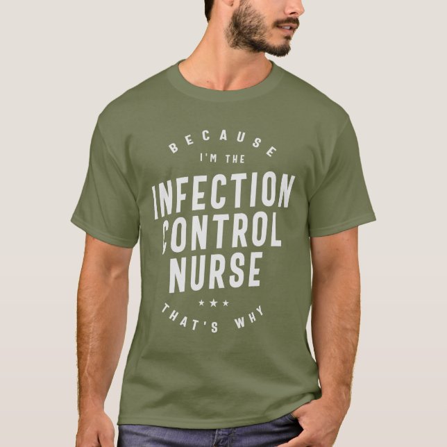 Camiseta Enfermero de control de infecciones - Autoridad co (Anverso)