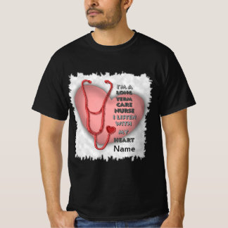 Camiseta Enfermero de Cuidados a Largo Plazo en el Corazón