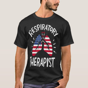 Camiseta Enfermero de cuidados de terapia respiratoria con 