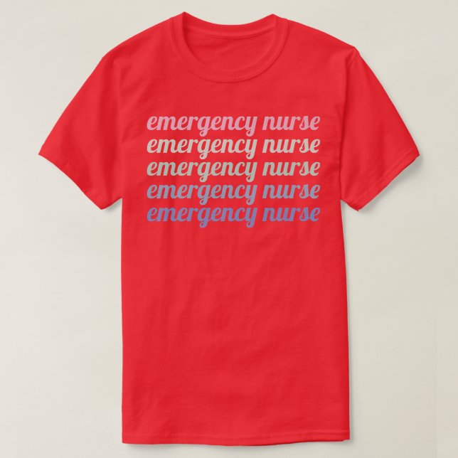 Camiseta Enfermero de emergencia (Diseño del anverso)