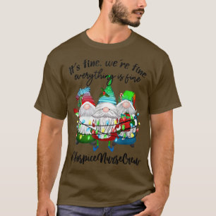 Camiseta Enfermero De Enfermería De Hospicio Cristales De H