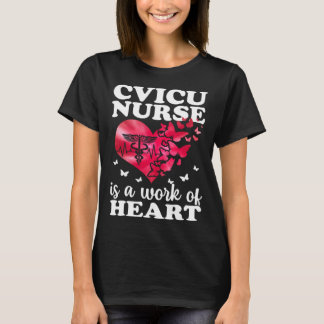Camiseta Enfermero De Enfermería De Intensivo Cardiovascula