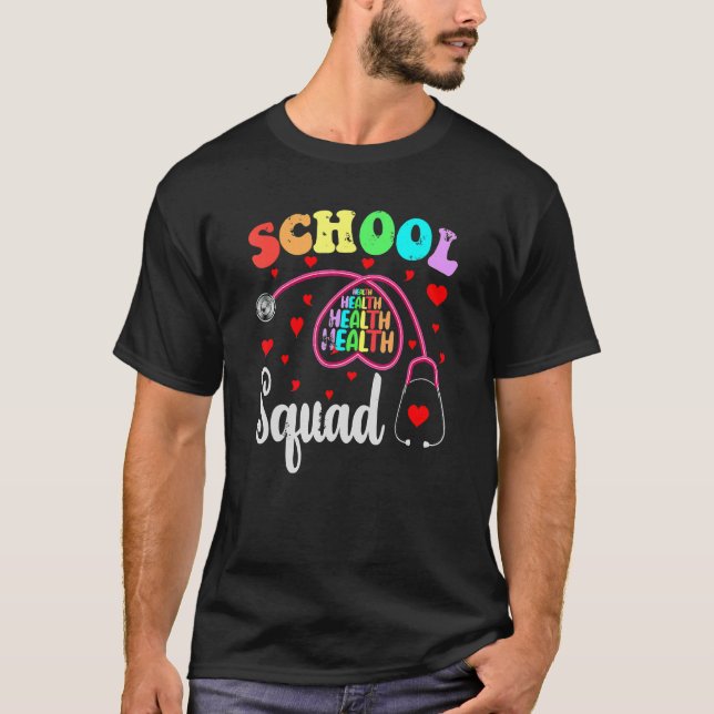 Camiseta Enfermero De Enfermería De La Escuela Primaria De  (Anverso)