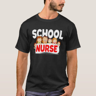 Camiseta Enfermero De Enfermería De La Escuela Primaria RN 