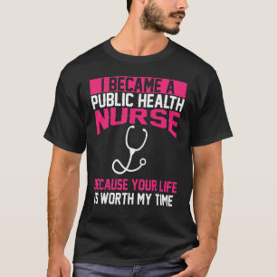 Camiseta Enfermero de Enfermería de Salud Pública Principal