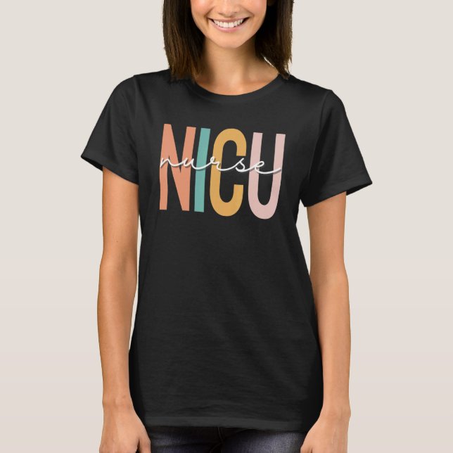Camiseta Enfermero de enfermería neonatal de la UCI Enferme (Anverso)