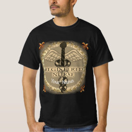Camiseta Enfermero de enfermería registrado Caduceus