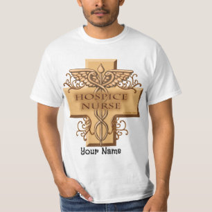 Camiseta Enfermero de hospicio de Cross Caduceus