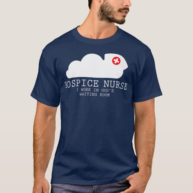 Camiseta Enfermero De Hospicio RN Med de fin de vida (Anverso)