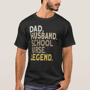 Camiseta Enfermero de la escuela de esposos para hombres 1