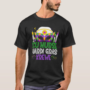 Camiseta Enfermero de la UCI Krewe mastica carnaval de Mard