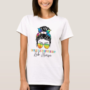 Camiseta Enfermero de laboratorio de electrofisiología card