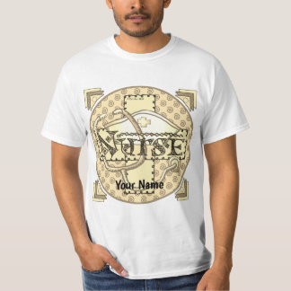 Camiseta Enfermero de letras retro