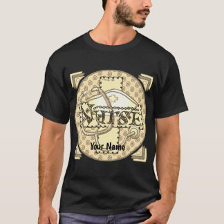 Camiseta Enfermero de letras retro